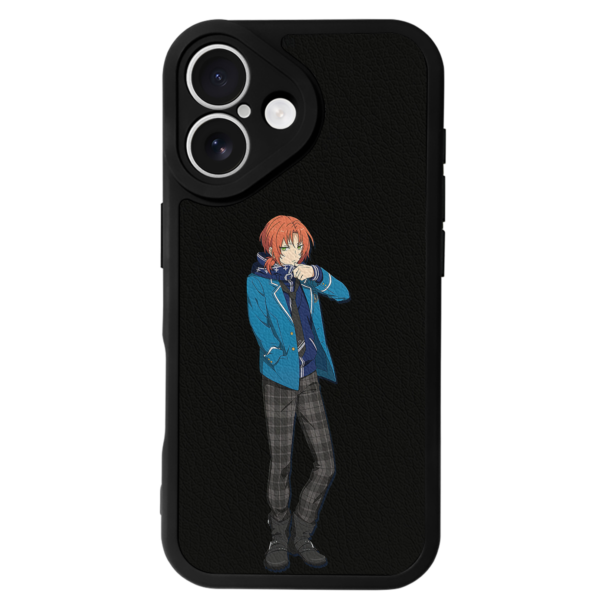 （画像用） あんさんぶるスターズ! Ensemble Stars 【iPhone 16シリーズ対応】シリコンスマホケース（レザー調） 材質：シリコン